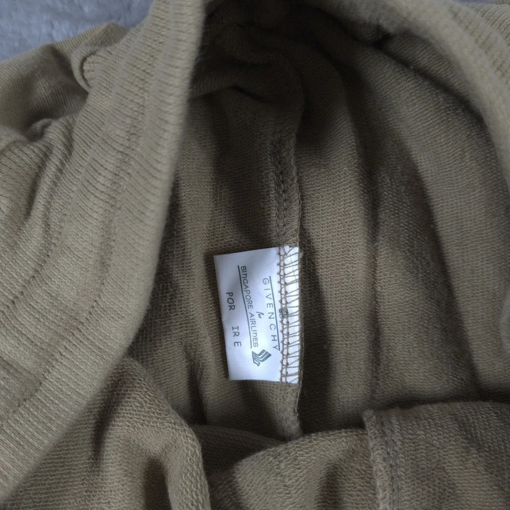 Vintage Givenchy Pajama Set Womens Large Singapore Airlines Sweatpants Shirt